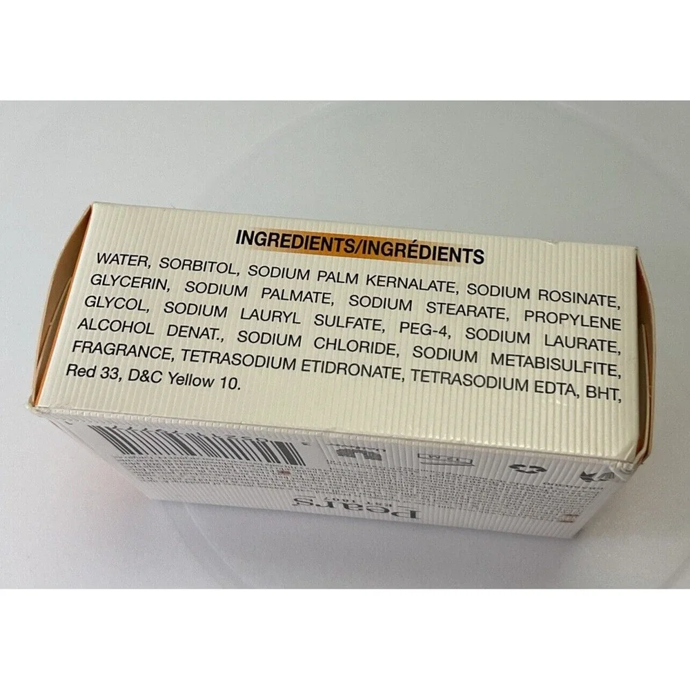 Pack of 1‎ Pears Transparent Glycerin Bar Soap 3.53 Oz Each ORANGE COLOR